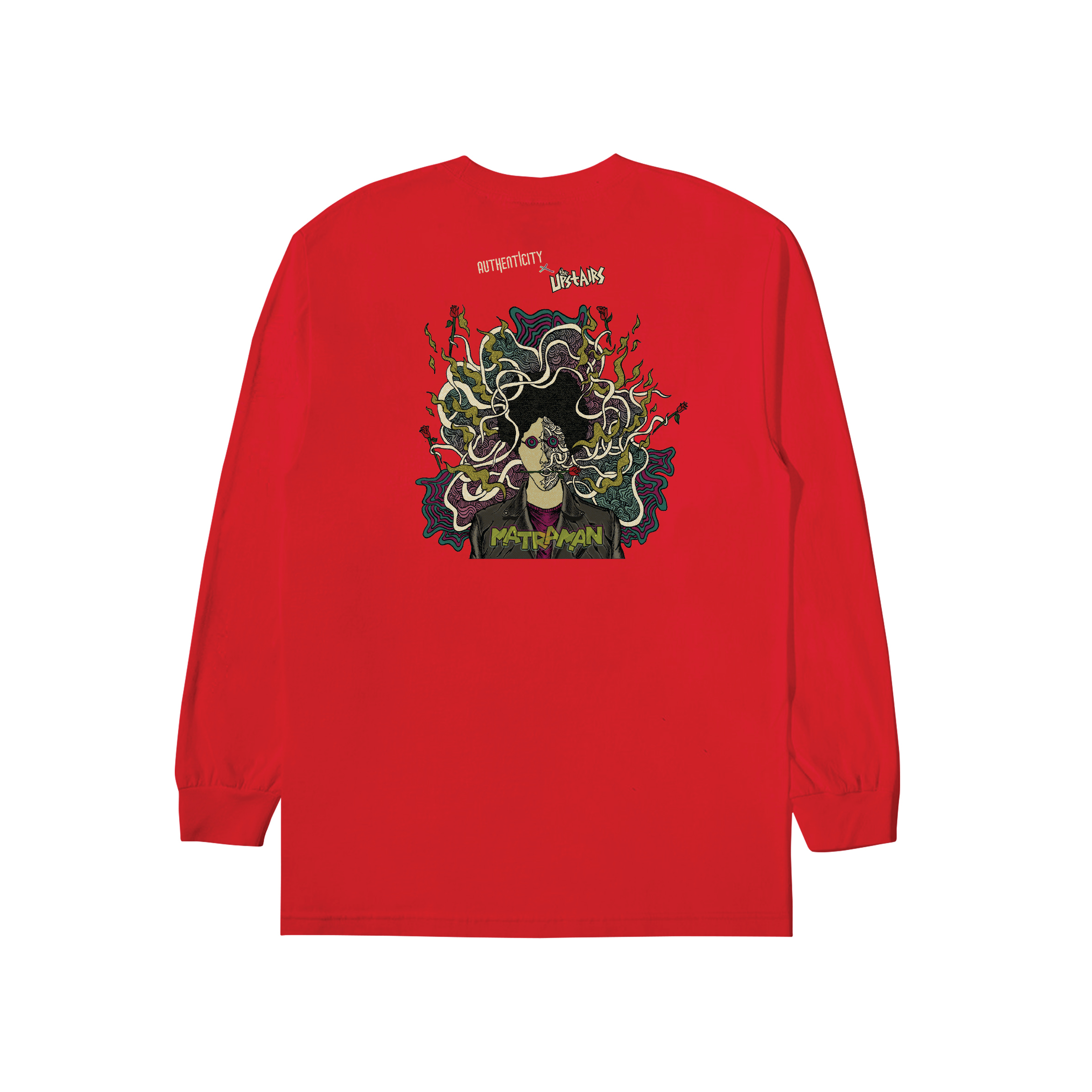 Kaos Lengan Panjang Authenticity x Matraman Design 2 Katun Combed Pria